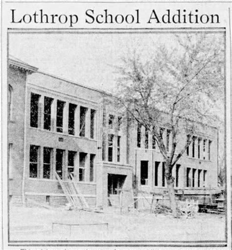 A History Of Lothrop Elementary School