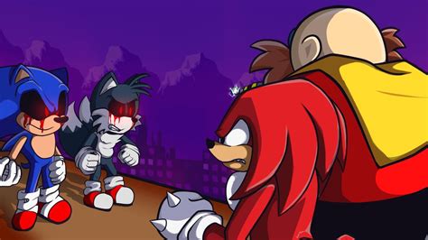 Sonic Exe The Spirits Of Hell Round Knuckles And Eggman Duo Ending