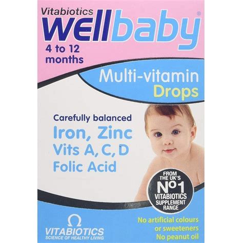 Wellbaby Multi Vitamin Drops Is Ideal For Babies From 4 To 12 Months