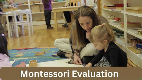 Montessori Evaluation Montessori Line