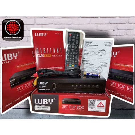 Jual Set Top Box Tv Digital Stb Dvb T Luby Penerima Siaran Tv