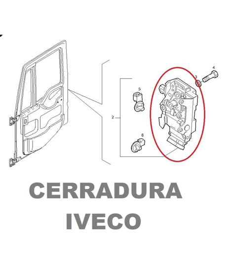 Cerradura Puerta Camion Iveco Eurocargo Stralis