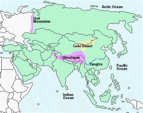 Ural Mountains On World Map – Map Of The World