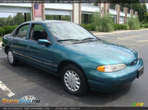 1996 Ford Contour Gl Pacific Green Metallic Gray Photo 8