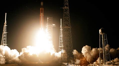 Nasa Launch Of Artemis Moon Rocket