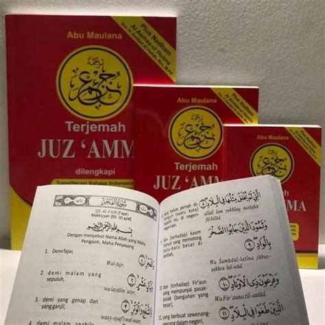 Promo Juz Amma Dan Terjemah Transliterasi Latin Buku Doa Harian Tajwid