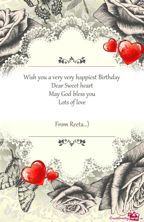 Wish You A Very Very Happiest Birthday Free Cards