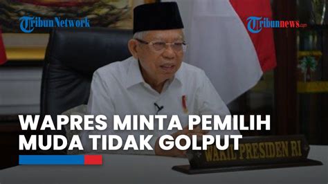 Wapres Ma Ruf Amin Minta Pemilih Muda Di Luar Negeri Tidak Golput Youtube