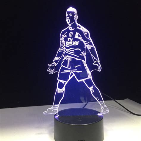 Cristiano Ronaldo Cr7 Football Soccer Legend 3d Led Night Neon Etsy