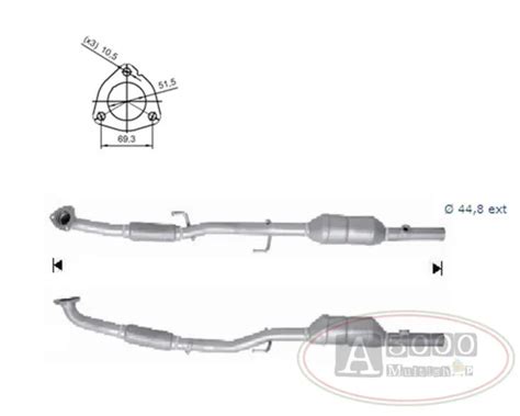 Catalizzatore Direct Fit Catalytic Converter Dfc Seat Ibiza I V