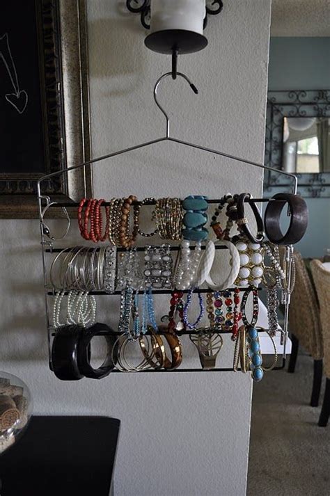 Use A Pant Hanger And Turn It Into A Bracelet Bangle Organizer I