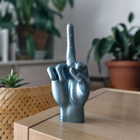 Middle Finger Hand Fuck You Off Sign Hand Sculpture Etsy