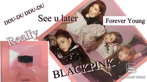 Unboxing BLACKPINK 1st Mini Album SQUARE UP Pink Ver YouTube