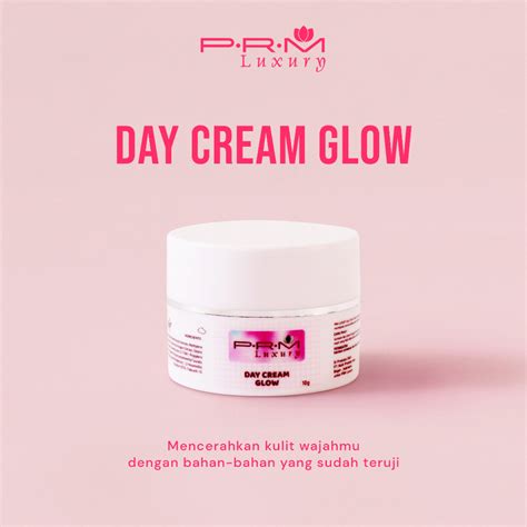 Jual DAY CREAM GLOW BPOM PRM LUXURY KRIM SIANG CREAM WAJAH