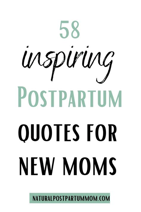 Best Postpartum Quotes For New Moms