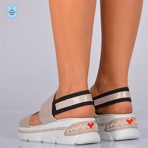 Sandale Dama Piele Naturala Mister Nude Need 4 Shoes