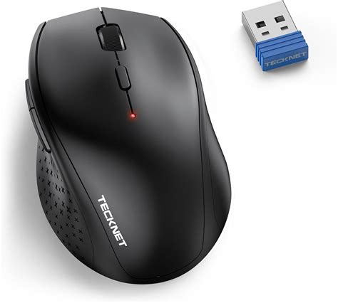 TECKNET 2 4G Classic Wireless Mouse For Laptop 4800 DPI Optical