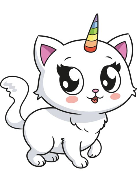 Easy Cute Unicorn Cat Step-by-Step Tutorial - Easy Drawing Guides