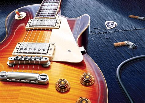 Gibson Les Paul Sunburst on Behance