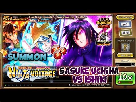 NxB NV New Banner Summon Sasuke Uchiha Vs Ishiki And Boruto Karma