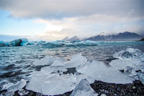 Icelandic Blue Lake Ice Glacier Background, Iceland, Blue Lake, Ice ...