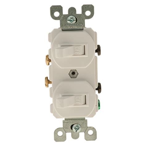 Leviton® Ac Combination Toggle Switch Duplex Style Daycon