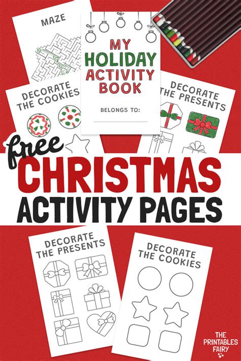 Christmas Activity Book {Free Printable} - The Printables Fairy