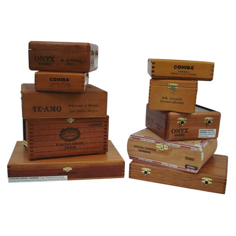 Assorted Empty Cigar Boxes Etsy