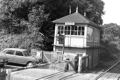 The Transport Library British Rail Signal Box At Ketton In 1980s