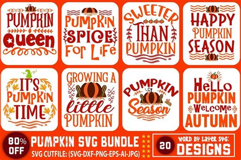 Pumpkin SVG Bundle Bundle · Creative Fabrica