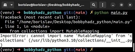 Importerror Cannot Import Name Mapping From Collections Bobbyhadz