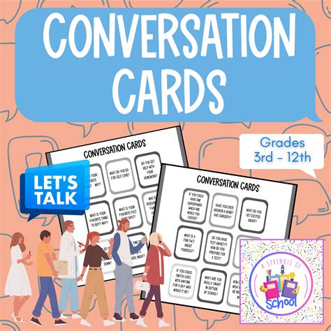 Conversation Cards FREEBIE | Made By Teachers