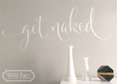 Get Naked Bathroom Shower Door Bathroom Wall Decor Wall Decal Vinyl Wall Decals Powder Room