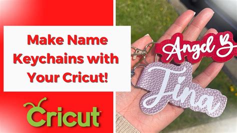 How To Make Name Keychains With A Cricut Faux Leather For Beginners