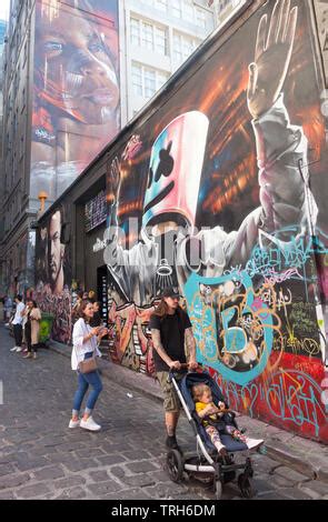 Hosier Lane Melbourne City Centre Victoria Street Art And Artworks In