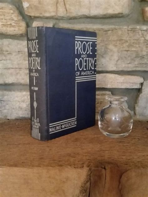 Prose And Poetry Of America C 1934 Antique Anthology Book Etsy American Poetry Anthology