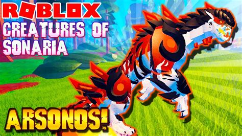 Roblox Creatures Of Sonaria How To Get Arsonos New Creature Youtube