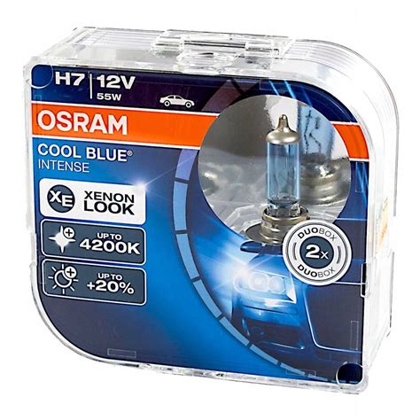 Автомобильная лампа OSRAM H7 Cool Blue Intense +20% 4200K (комплект 2 ...
