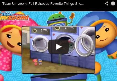 Team Umizoomi Milli Favorite Things Show