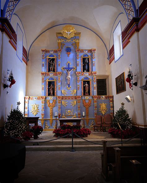 Altar At Mission San Jose Altar Area Of The Church In Miss Flickr