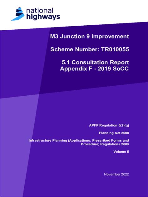 Fillable Online Infrastructure Planninginspectorate Gov Consultation