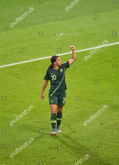 Captain Sam Kerr Australia Celebrates Victory Editorial Stock Photo ...