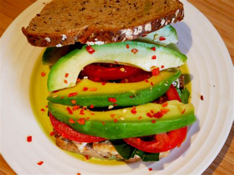 Tofu Breakfast Sandwich W Avocado Nutritious Delicious Lottaveg