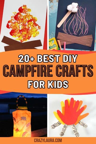 20+ DIY Campfire Craft Ideas for Kids in