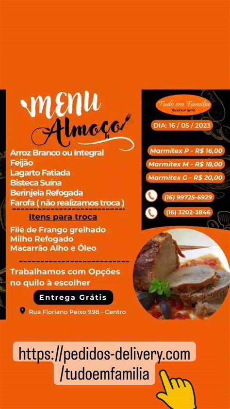 Menu At Restaurante Tudo Em Fam Lia Jaboticabal