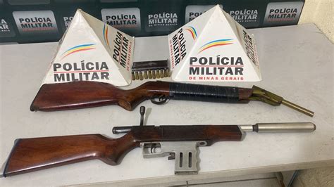 Pm Apreende Rifle Silenciador Usado Em Amea A Em Governador