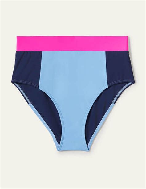 High Waisted Bikini Bottoms Horizon Colourblock Boden Us