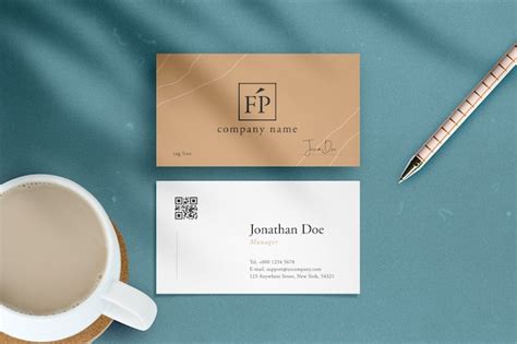 Premium PSD Clean Minimal Business Card Mockup