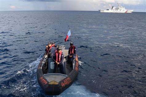 China And Philippine Vessels Nearly Collide In South China Sea In