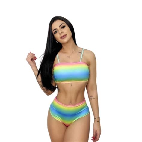 Biqu Ni Hot Pants Cintura Alta Top Faixa Bojo Em Promo O Ofertas Na Americanas